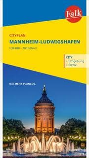 Cover von Falk Cityplan Mannheim-Ludwigshafen 1:22.500