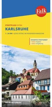 Cover von Falk Stadtplan Extra Karlsruhe 1:20.000