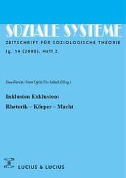 Cover von Inklusion /Exklusion: Rhetorik, Körper, Macht
