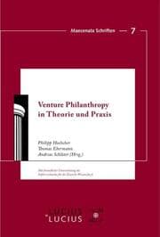 Cover von Venture Philanthropy in Theorie und Praxis