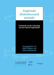 Cover von Empirische Makroökonomik und mehr