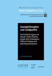 Cover von Sozialphilosophie und Geldpolitik
