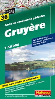Cover von Gruyère Wanderkarte Nr. 36,1:50 000