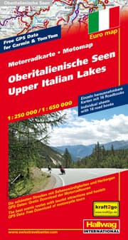 Cover von Oberitalienische Seen MotoMap Motorradkarte 1:250 000/1:650 000