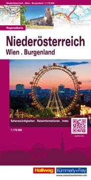 Cover von Niederösterreich, Wien Regionalkarte Österreich Strassenkarte 1:175 000