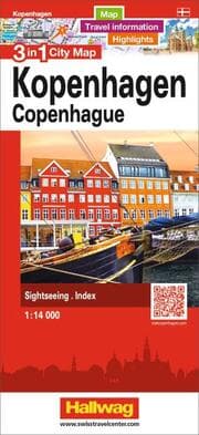 Cover von Hallwag Stadtplan Kopenhagen