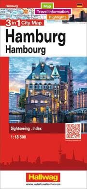 Cover von Hallwag Stadtplan Hamburg