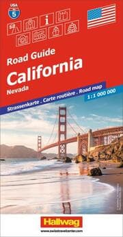 Cover von Hallwag Strassenkarte USA, California 1:1 Mio.