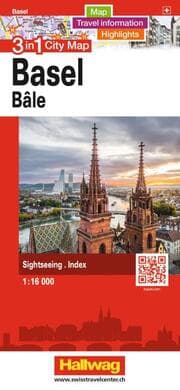 Cover von Hallwag Stadtplan Basel
