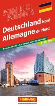 Cover von Hallwag Strassenkarte Deutschland Nord 1:500.000