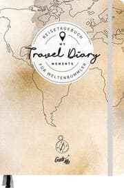 Cover von GuideMe Reisetagebuch Travel Diary Weltkarte