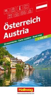 Cover von Hallwag Strassenkarte Österreich 1:500.000