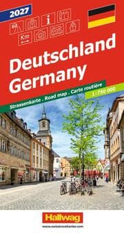 Cover von Hallwag Strassenkarte Deutschland 2027 1:750.000