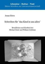 Cover von Schreiben für 'das Kind in uns allen'