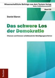 Cover von Das schwere Los der Demokratie