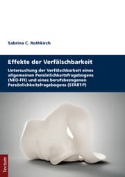 Cover von Effekte der Verfälschbarkeit