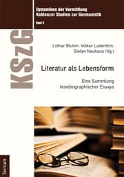 Cover von Literatur als Lebensform