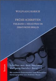 Cover von Frühe Schriften