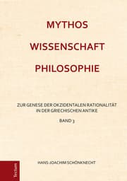 Cover von Mythos - Wissenschaft - Philosophie 3