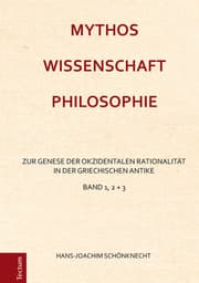 Cover von Mythos - Wissenschaft - Philosophie 1-3
