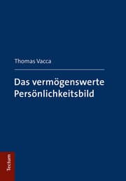Cover von Das vermögenswerte Persönlichkeitsbild