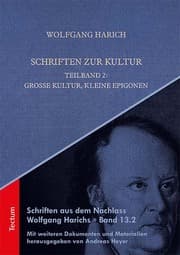 Cover von Schriften zur Kultur