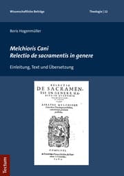 Cover von Melchioris Cani Relectio de sacramentis in genere