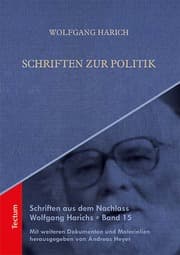 Cover von Schriften zur Politik
