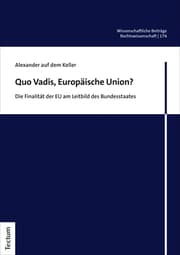 Cover von Quo Vadis, Europäische Union?
