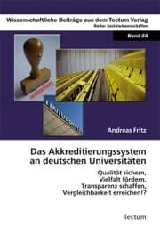 Cover von Das Akkreditierungssystem an deutschen Universitäten