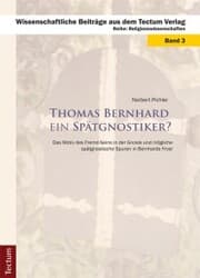 Cover von Thomas Bernhard ein Spätgnostiker?