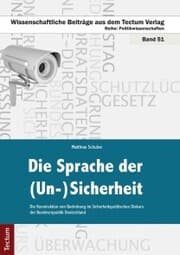 Cover von Die Sprache der (Un-)Sicherheit