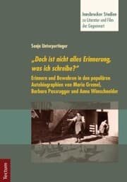 Cover von 'Doch ist nicht alles Erinnerung, was ich schreibe?'