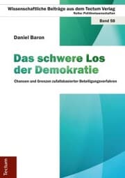 Cover von Das schwere Los der Demokratie