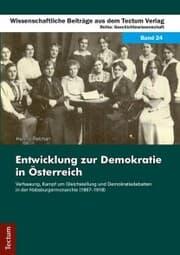 Cover von Entwicklung zur Demokratie in Österreich