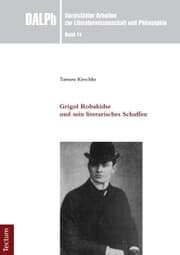 Cover von Grigol Robakidse und sein literarisches Schaffen