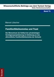 Cover von Familienfideikommiss und Trust