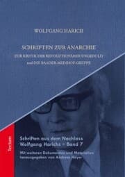 Cover von Schriften zur Anarchie