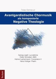 Cover von Avantgardistische Chormusik als komponierte Negative Theologie