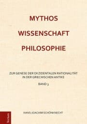 Cover von Mythos - Wissenschaft - Philosophie