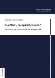 Cover von Quo Vadis, Europäische Union?