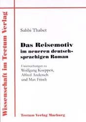 Cover von Das Reisemotiv im neueren deutschsprachigen Roman