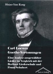 Cover von Carl Loewes Goethe-Vertonungen