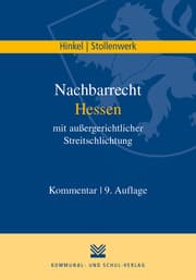 Cover von Nachbarrecht Hessen mit außergerichtlicher Streitschlichtung