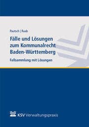 Cover von Fälle und Lösungen zum Kommunalrecht Baden-Württemberg