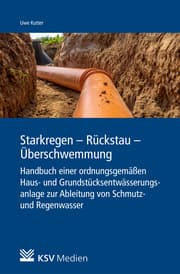 Cover von Starkregen - Rückstau - Überschwemmung