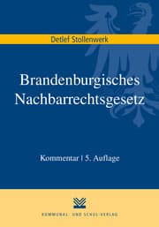 Cover von Brandenburgisches Nachbarrechtsgesetz