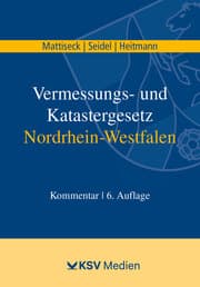 Cover von Vermessungs- und Katastergesetz Nordrhein-Westfalen