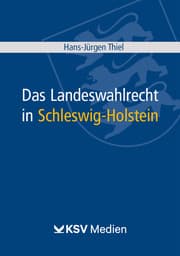 Cover von Das Landeswahlrecht in Schleswig-Holstein