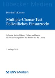 Cover von Multiple-Choice-Test Polizeiliches Einsatzrecht